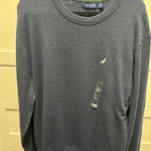Men’s XL Nautica lite weight Sweater Dark Blue